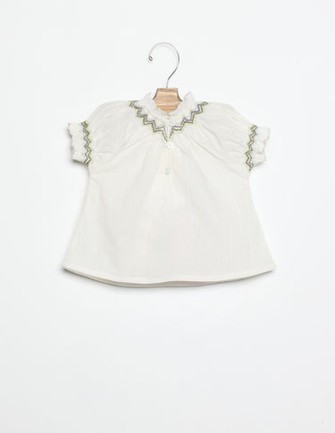 ECRU GREEN HIVE SHIRT