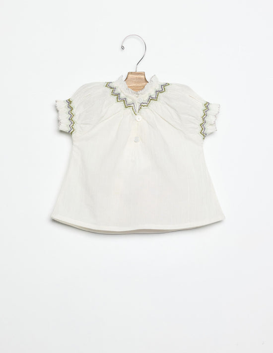 ECRU GREEN HIVE SHIRT