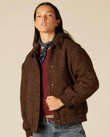 TWEED BOMBER JACKET