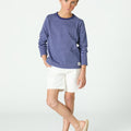 WHITE SHORT CHINO PANTS