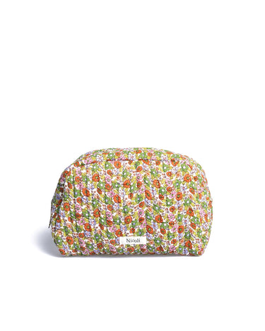 LARGE DITSY PINK TOILETRY BAG