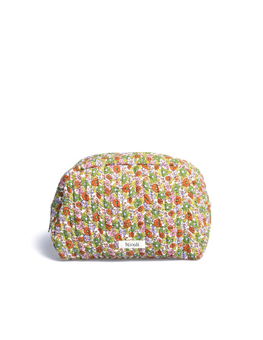 LARGE DITSY PINK TOILETRY BAG