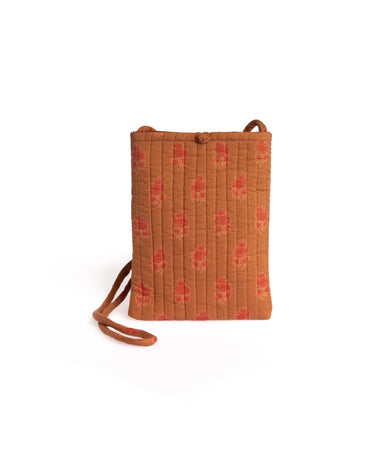 BUTI PRINT SHOULDER BAG ORANGE
