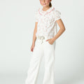PANTALON DENIM BOLSILLOS BLANCO