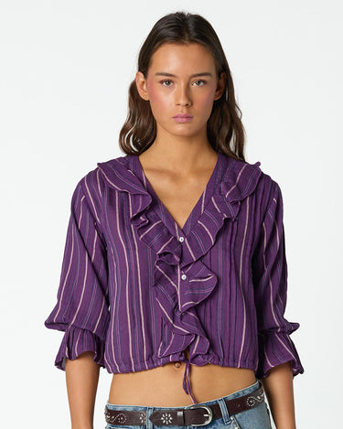 MULBERRY STRIPED SHIRT
