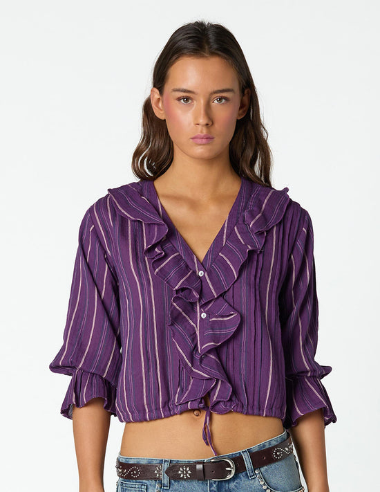 MULBERRY STRIPED SHIRT