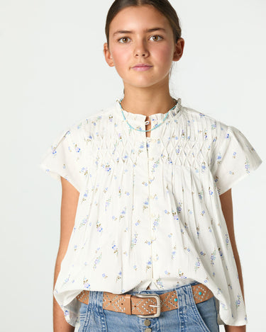 BLUE FLOWER SHIRT