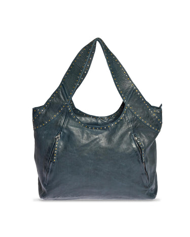 BOLSO MIX TACHAS BLUE