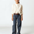 WIDE LEG DENIM PANTS