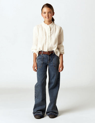 PANTALÓN WIDE LEG VAQUERO