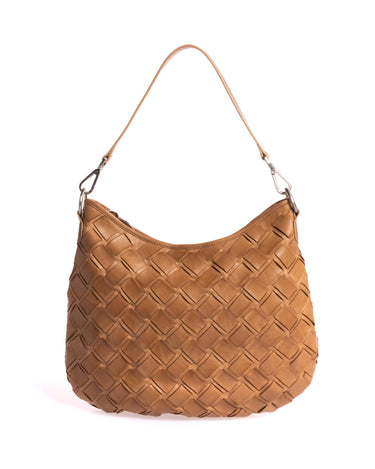 BOLSO PEQUEÑO TRENZADO SAND