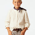 RAW DRAWSTRING SHIRT