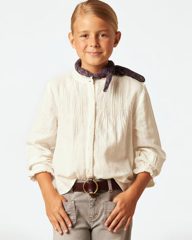 RAW DRAWSTRING SHIRT