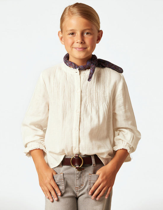 RAW DRAWSTRING SHIRT