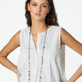 RAW SILVER NEST SLEEVELESS TOP