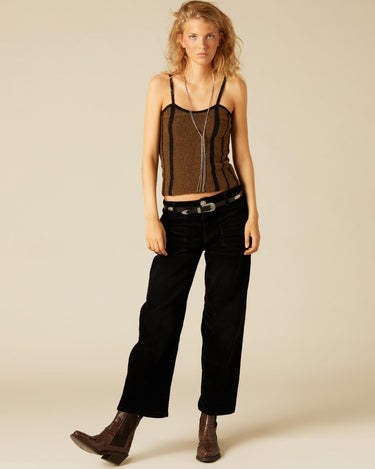 PANTALÓN TERCIOPELO BOLSILLO NEGRO