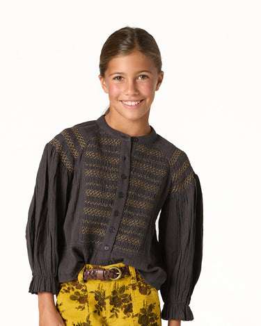ANTHRACITE CREW NECK NIDOS SHIRT