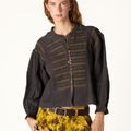 ANTHRACITE ROUND NECK NIDOS SHIRT