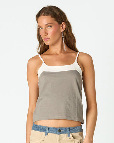 IRON GREY COLORBLOCK T-SHIRT