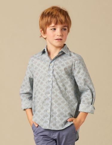 BLUE LEAF SHIRT