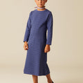VESTIDO RAYAS AZUL