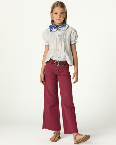 INDIAN RED POCKET TROUSERS