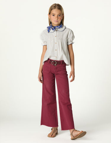 INDIAN RED POCKET TROUSERS