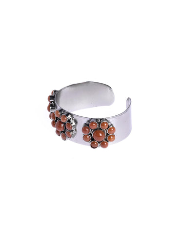BORDEAUX FLOWER BRACELET