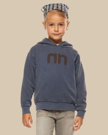 SUDADERA AZUL NN CAPUCHA