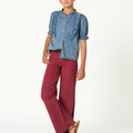 INDIAN RED POCKET TROUSERS