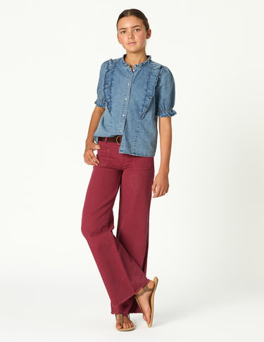 INDIAN RED POCKET TROUSERS
