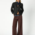 PANTALON RAYAS MARRONES