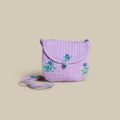 LILAC FLOWER SHOULDER BAG