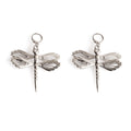 SILVER DRAGONFLY EARRINGS