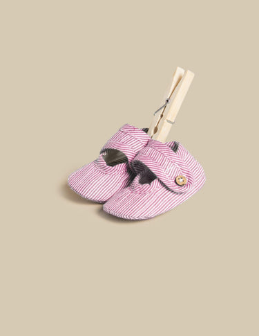 STRIPED BLACKBERRY SHOE