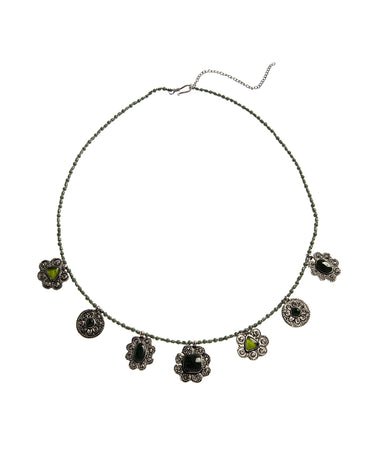 GREEN MEDALLION BELT
