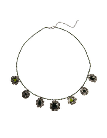 GREEN MEDALLION BELT