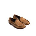 SUEDE LOAFER WITH STUDS