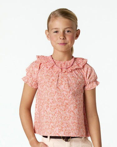 BLOOM PINK PRINT SHIRT