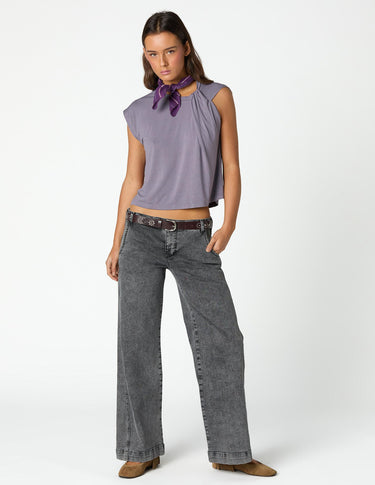 TROUSERS NN EMBROIDERED GREY