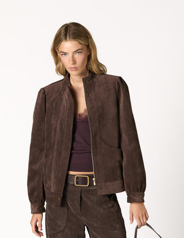 BROWN CORDUROY JACKET