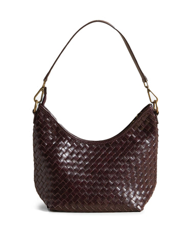 BOLSO TRENZADO MINI MARRÓN