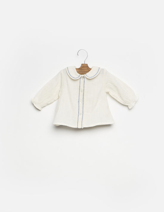 STARRY NIGHT HERRINGBONE LONG SLEEVE SHIRT