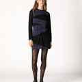BICOLOR MINI DRESS