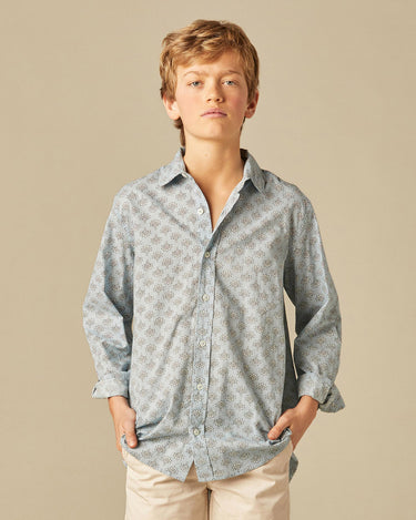 BLUE LEAF SHIRT