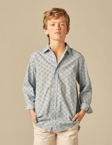 BLUE LEAF SHIRT