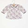 CAMISA BRIGHT FLOWERS PLUM