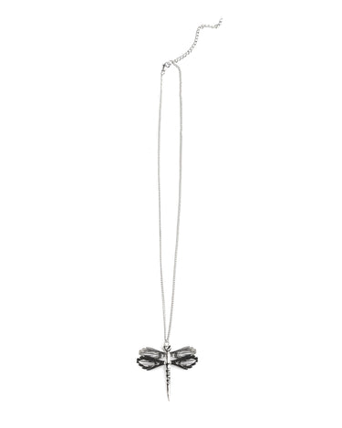 SILVER DRAGONFLY NECKLACE