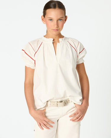 CAMISA MANGA PICOTING WHITE