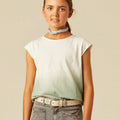 GREEN TIE-DYE T-SHIRT